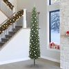 vidaXL Sapin de Noël artificiel Vert 300 cm PVC et acier et plastique