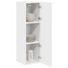 vidaXL Armoire de cuisine Kalmar Blanc brillant 30 x 31 x 100 cm