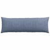vidaXL Coussins de canapé 2 pcs Bleu 120 x 40 cm