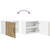 vidaXL Armoire de cuisine 2 pcs Ch&ecirc;ne artisanal 50 x 31 x 40 cm