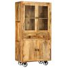 vidaXL Buffet Bois de manguier massif 95x45x185 cm