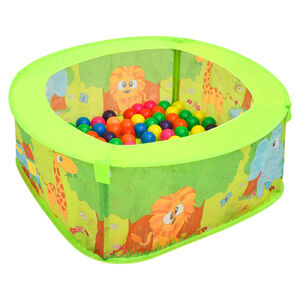 vidaXL Piscine &agrave; balles avec 50 balles pour enfants 75x75x32 cm