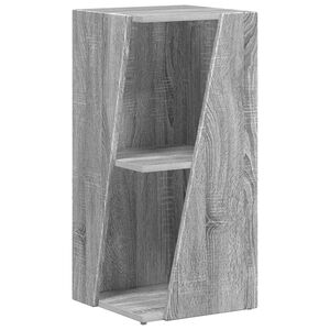 vidaXL &Eacute;tag&egrave;re lat&eacute;rale Gris Sonoma 33 x 32 x 70,5 cm