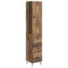 vidaXL Ensemble de Meubles 2 pc 34,5 x 34,5 x 90 cm Bois d'ing&eacute;nierie