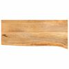 vidaXL Dessus de table &agrave; bord vivant 80x20x3,8 cm bois massif manguier