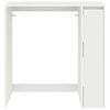 vidaXL Armoire pour machine &agrave; laver avec porte Blanc 87 x 60 x 89 cm