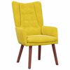 vidaXL fauteuil Jaune 63 x 67 x 94 cm Velours