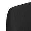 vidaXL Tabourets de bar lot de 2 noir tissu