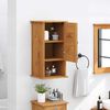 vidaXL Armoire de salle de bain avec porte VIGO Marron et Marron Miel