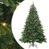 vidaXL Sapin de No&euml;l artificiel avec 300 LED Vert 240 cm PE et PVC