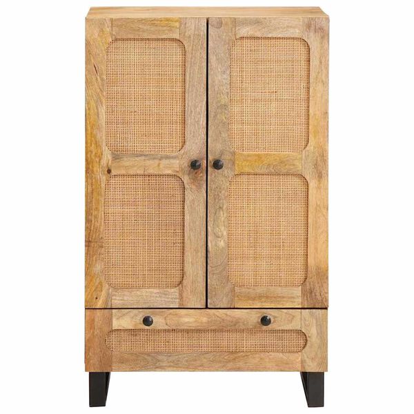 vidaXL Buffet avec porte Marron 60 x 33 x 100 cm Bois de mangue massif