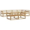 vidaXL Ensemble de canap&eacute;s d'ext&eacute;rieur 8 pcs Blanc 327 x 168,5 x 73 cm