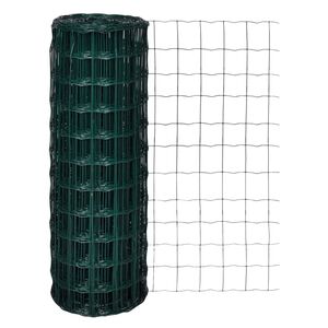 vidaXL Cl&ocirc;ture Euro Acier 25 x 1,7 m Vert