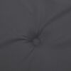 vidaXL Coussins de chaise à dossier haut lot de 4 anthracite mélangé