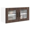 vidaXL Armoire de cuisine Ch&ecirc;ne brun 80 x 31 x 40 cm Bois d'ing&eacute;nierie