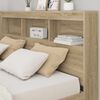 vidaXL T&ecirc;te de lit de rangement Ch&ecirc;ne Sonoma 160 cm Bois d'ing&eacute;nierie