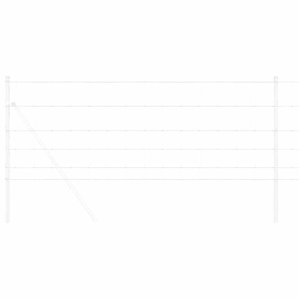 vidaXL Cl&ocirc;ture Sauvage Galvanis&eacute; &agrave; chaud 1000 x 80 x 0,18 cm Fer