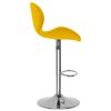 vidaXL Tabourets de bar lot de 2 jaune moutarde velours
