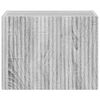 vidaXL Meuble TV mural Gris Sonoma 60 x 31 x 29.5 cm Bois d'ing&eacute;nierie