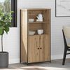 vidaXL Haut Armoire Ch&ecirc;ne artisanal 62 x 36 x 121,5 cm