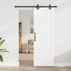 vidaXL Porte coulissante ORKDAL Blanc 73,5 x 211 cm Pin massif