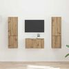 vidaXL Ensemble meuble TV 5 pcs Ch&ecirc;ne artisanal Bois d'ing&eacute;nierie