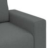 vidaXL Fauteuil gris foncé 60 cm tissu