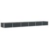 vidaXL Jardini&egrave;re Anthracite 580 x 100 x 45 cm Acier galvanis&eacute;