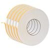 vidaXL Ruban adh&eacute;sif en mousse 5 pc Blanc 10mm x 10m Mousse CR