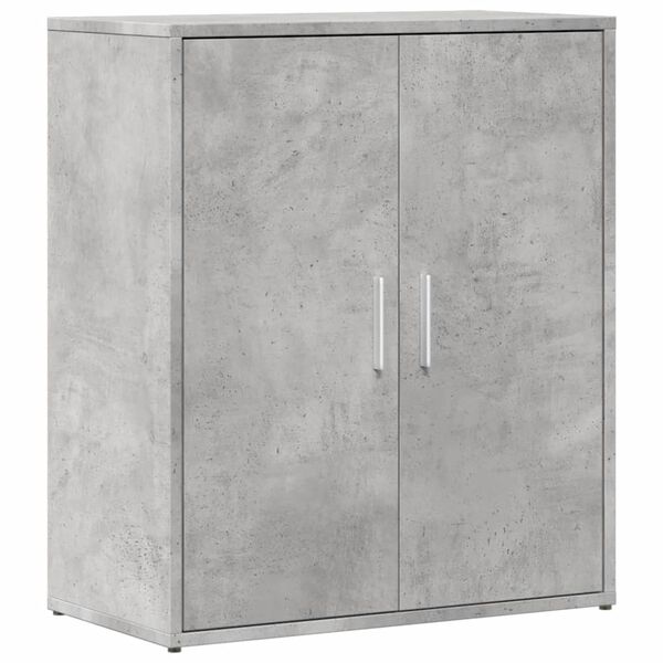 vidaXL Buffets 2 pcs gris béton 60x31x70 cm bois d'ingénierie
