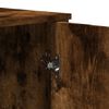 vidaXL Buffet chêne fumé 78x35,5x74,5 cm bois d'ingénierie