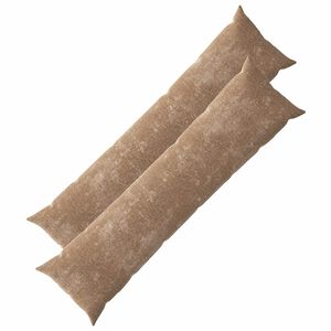 vidaXL Housse de coussin 2 pc HEERLEN Marron 40 x 145 cm