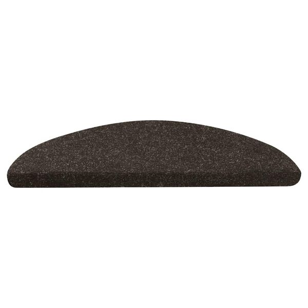 vidaXL Tapis d'escalier auto-adh&eacute;sifs 30 pcs anthracite 56x17x3 cm