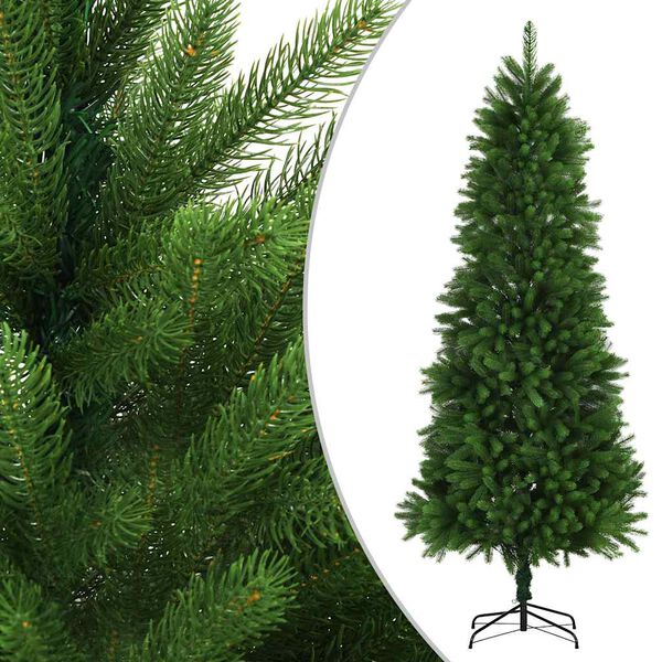vidaXL Arbre de Noël artificiel aiguilles réalistes 240 cm vert
