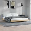 vidaXL Cadre de lit sans matelas ch&ecirc;ne sonoma 200x200 cm