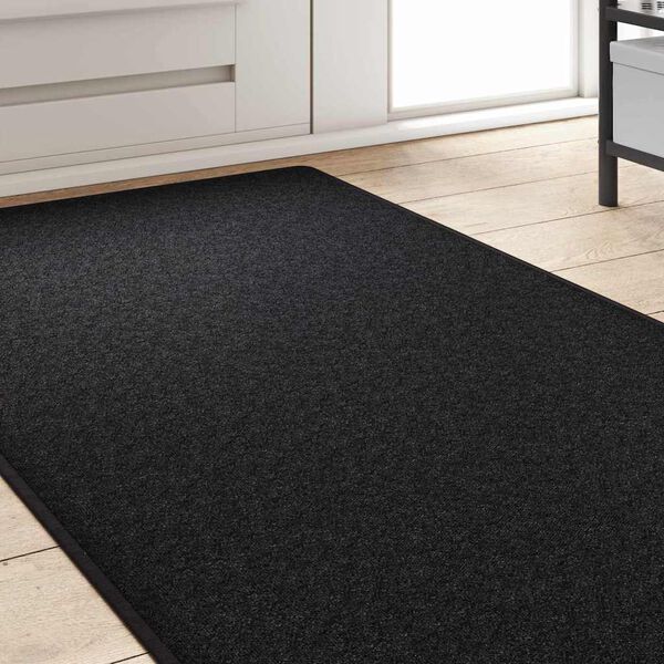 vidaXL Tapis Couloir Anthracite 80 x 500 cm 100% Polypropylène