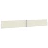 vidaXL Auvent lat&eacute;ral r&eacute;tractable de patio 170x1200 cm Cr&egrave;me