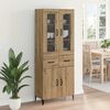 vidaXL Haut Armoire Montage mural Ch&ecirc;ne artisanal 69,5 x 34 x 180 cm