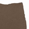 vidaXL Coussin de Dos Marron 45 x 20 x 35 cm tissu