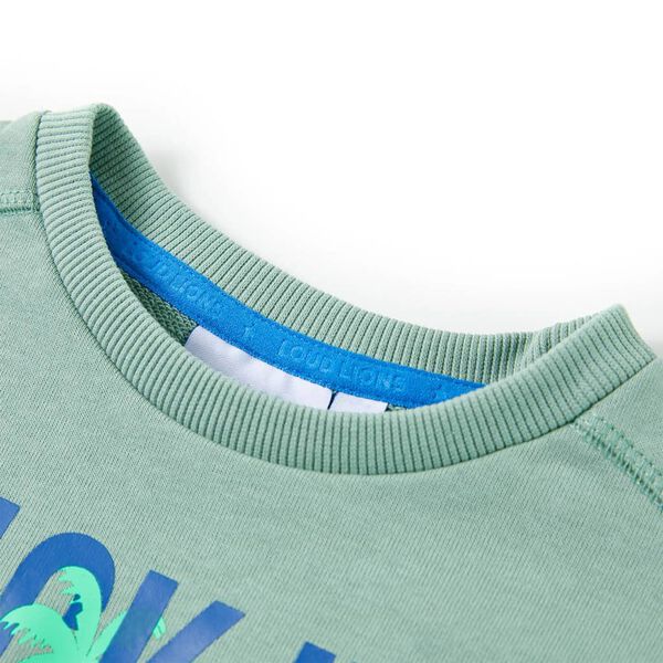 Sweatshirt pour enfants kaki clair 128