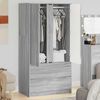 vidaXL Armoire Gris Sonoma 79,5 x 49 x 156 cm Bois d&rsquo;ing&eacute;nierie