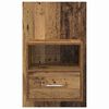 vidaXL Cabinet de chevet 2 pcs Bois ancien 50 x 32.5 x 80cm