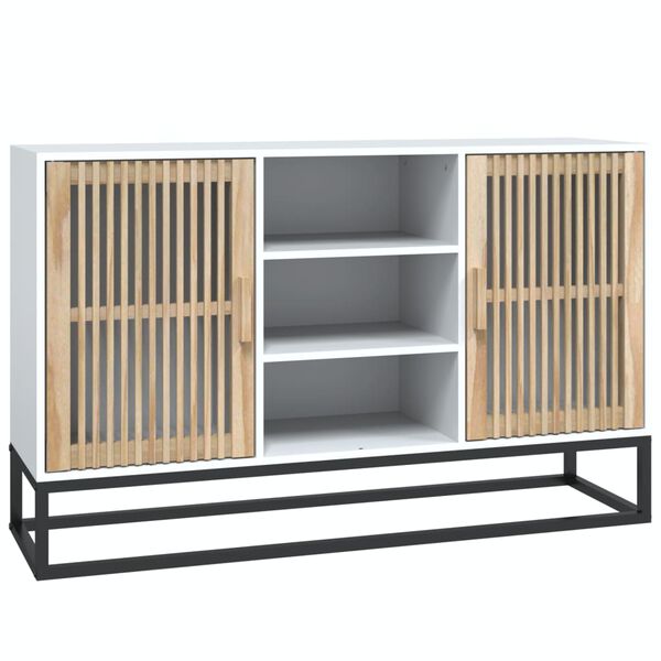 vidaXL Buffet blanc 105x30x65 cm bois d'ing&eacute;nierie