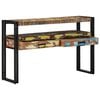 vidaXL Table console Multicolore 120 x 33 x 75 cm Bois Recycl&eacute; Solide