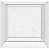 vidaXL Cage pour chien Argent 400 x 200 x 200 cm Acier galvanisé