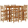 vidaXL Ensemble de bar de jardin 7 pcs bois d'acacia solide