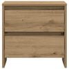 vidaXL Cabinet de chevet 2 pcs Chêne artisanal 45 x 34 x 44,5 cm
