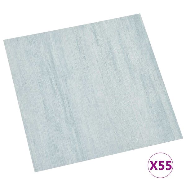 vidaXL Planches de sol 55 pcs Vert 5,11 m&sup2; PVC