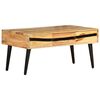 vidaXL Table basse 88x50x42 cm Bois d'acacia solide