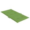 vidaXL Coussins de chaise &agrave; dossier bas lot de 6 vert m&eacute;lang&eacute; tissu